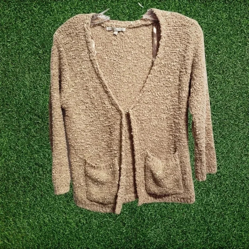 Style me petites popcorn cardigan size S mocha